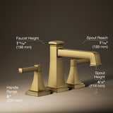 Riff® Deck-mount bath faucet trim with diverter