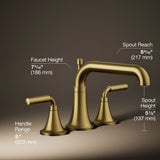 Tone™ Deck-mount bath faucet trim with diverter
