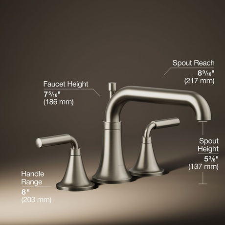 Tone™ Deck-mount bath faucet trim with diverter
