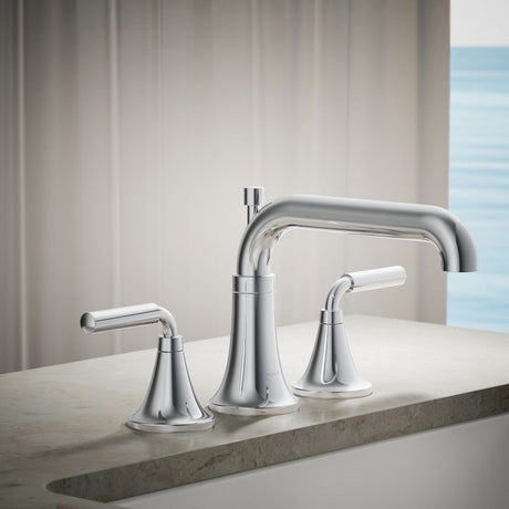 Tone™ Deck-mount bath faucet trim with diverter