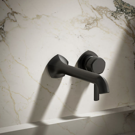 Occasion® Wall-mount bathroom sink faucet spout with Straight design, 1.2 gpm
