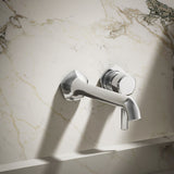 Occasion® Wall-mount bathroom sink faucet spout with Straight design, 1.2 gpm