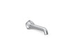 Occasion® Wall-mount bathroom sink faucet spout with Straight design, 1.2 gpm