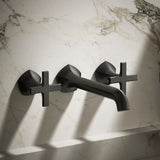 Occasion® Wall-mount bathroom sink faucet Cross handle trim, 1.2 gpm