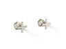 Occasion® Wall-mount bathroom sink faucet Cross handle trim, 1.2 gpm