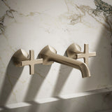 Occasion® Wall-mount bathroom sink faucet Cross handle trim, 1.2 gpm