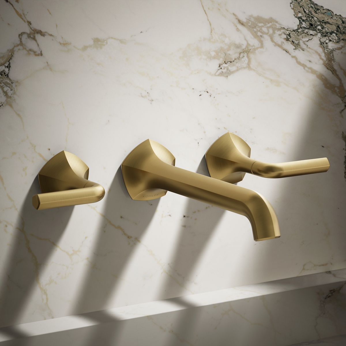 Occasion® Wall-mount bathroom sink faucet Lever handle trim, 1.2 gpm