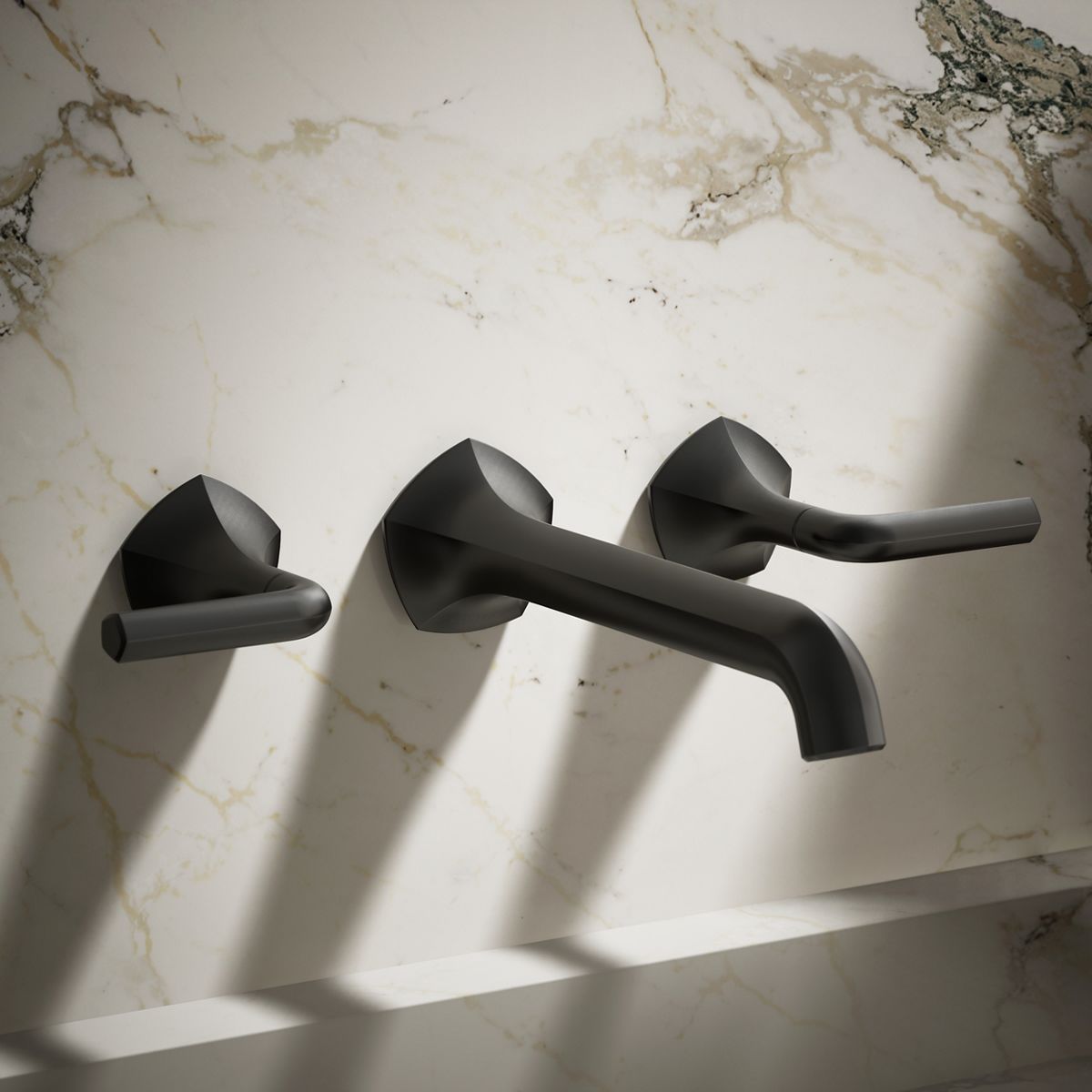 Occasion® Wall-mount bathroom sink faucet Lever handle trim, 1.2 gpm