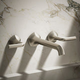 Occasion® Wall-mount bathroom sink faucet Lever handle trim, 1.2 gpm