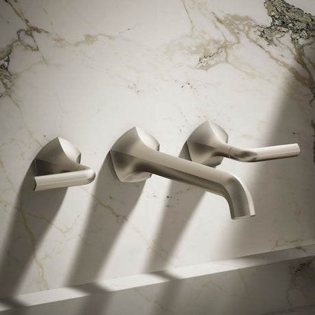 Occasion® Wall-mount bathroom sink faucet Lever handle trim, 1.2 gpm