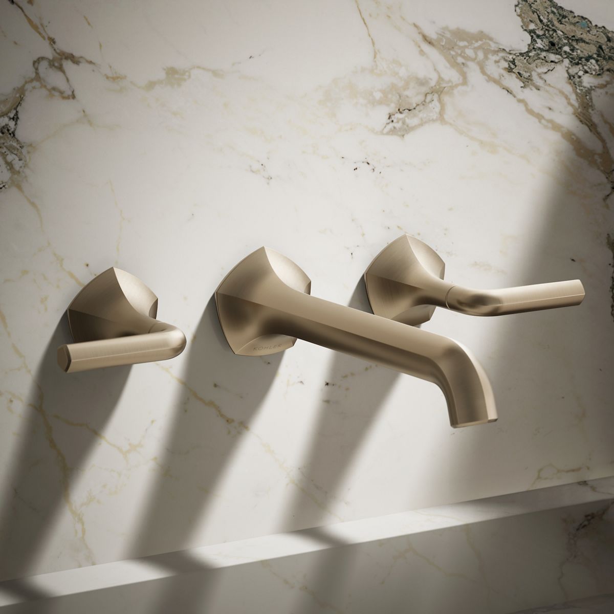 Occasion® Wall-mount bathroom sink faucet Lever handle trim, 1.2 gpm