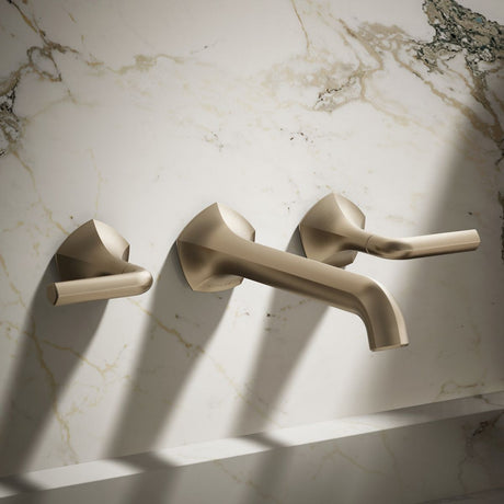 Occasion® Wall-mount bathroom sink faucet Lever handle trim, 1.2 gpm