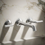 Occasion® Wall-mount bathroom sink faucet Lever handle trim, 1.2 gpm
