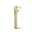 Riff® Floor-mount bath filler trim with handshower