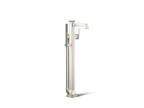Riff® Floor-mount bath filler trim with handshower