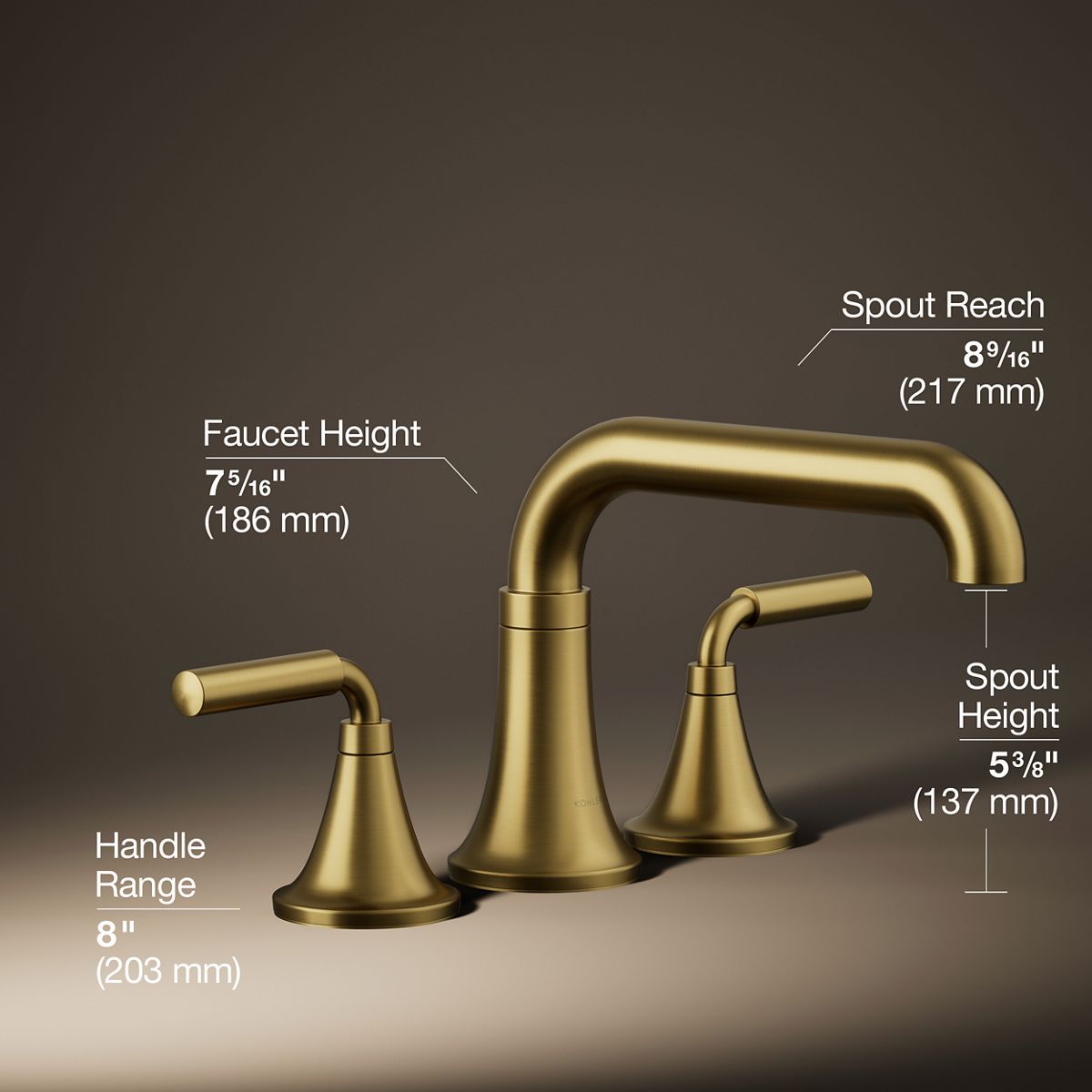 Tone™ Deck-mount bath faucet trim