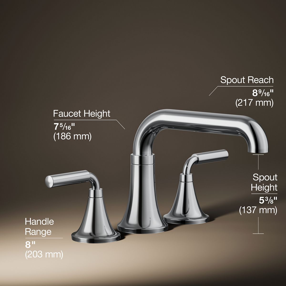 Tone™ Deck-mount bath faucet trim