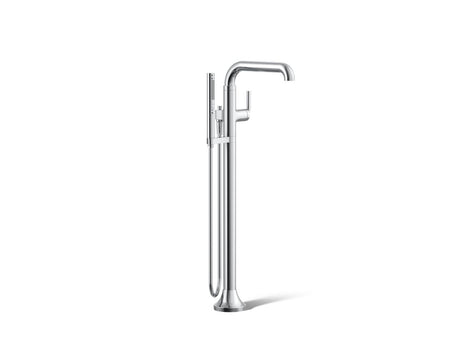 Tone™ Floor-mount bath filler trim with handshower