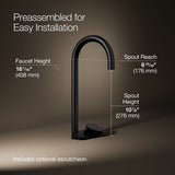 Aquifer® 4-in-1 tall arc beverage faucet