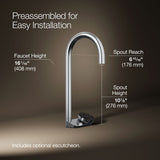 Aquifer® 4-in-1 tall arc beverage faucet
