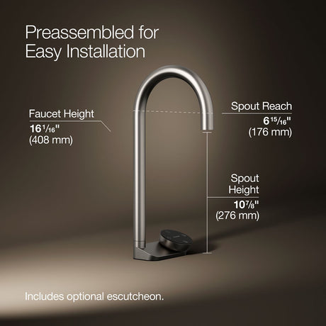 Aquifer® 4-in-1 tall arc beverage faucet