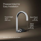 Aquifer® 4-in-1 short arc beverage faucet