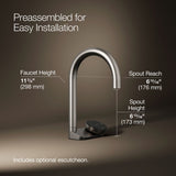 Aquifer® 4-in-1 short arc beverage faucet