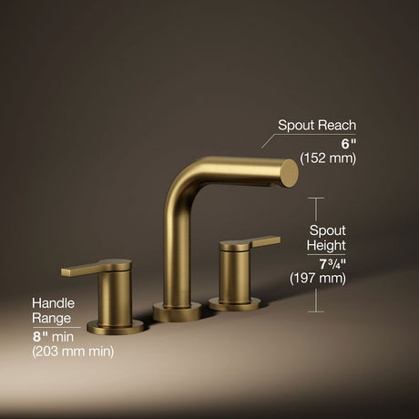 Elate® Deck-mount bath faucet trim