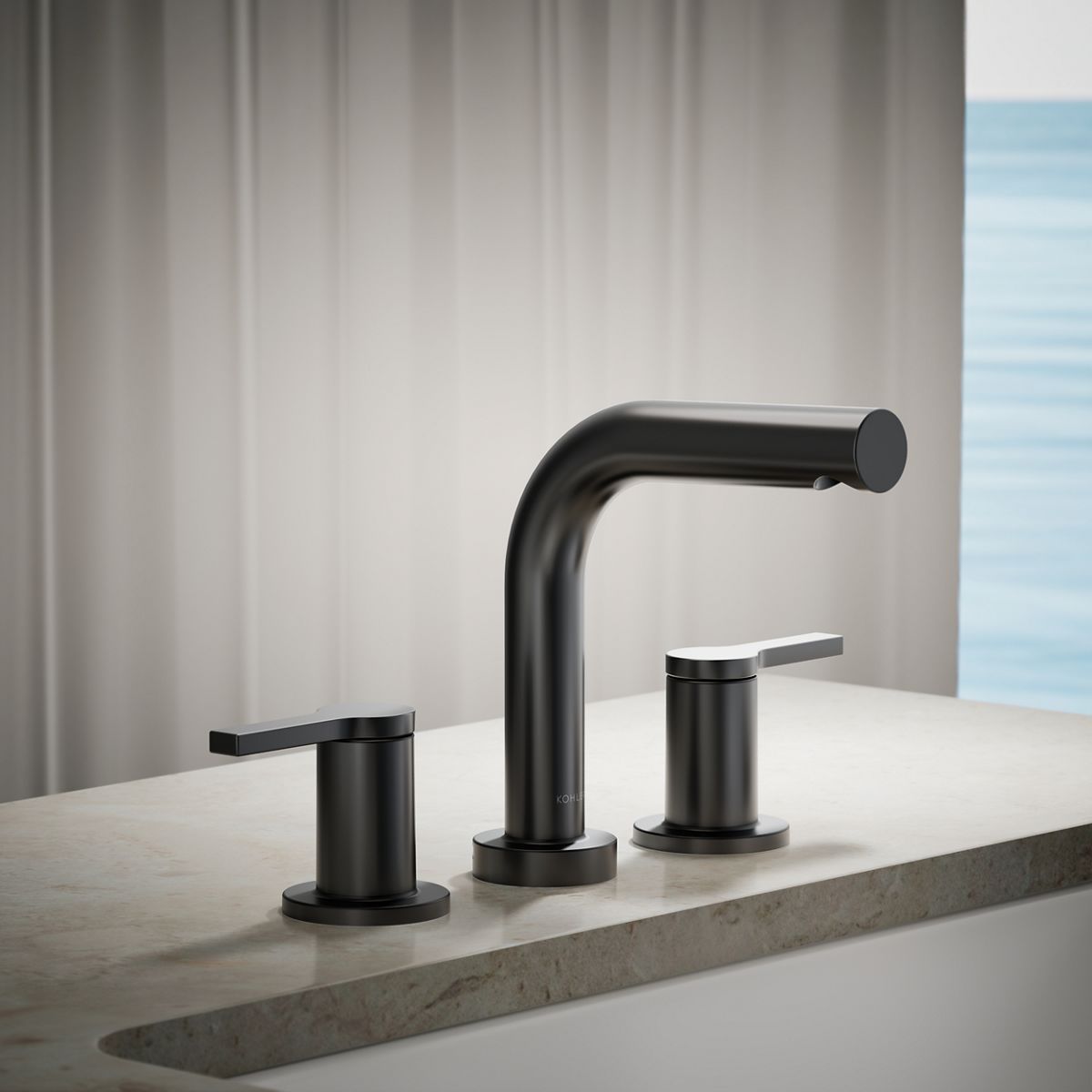 Elate® Deck-mount bath faucet trim