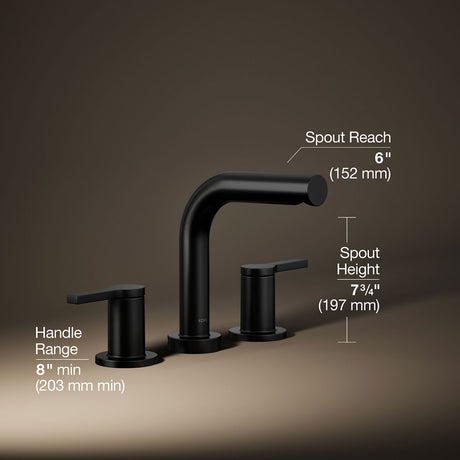 Elate® Deck-mount bath faucet trim