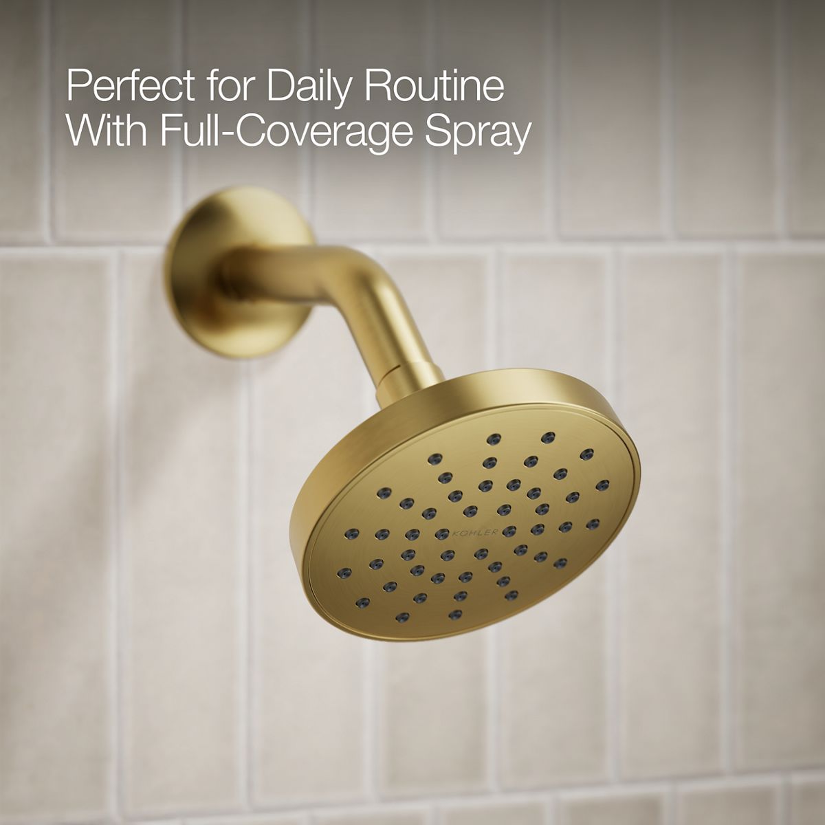 Elate® Rite-Temp® bath and shower trim kit with push-button diverter, 2.5 gpm