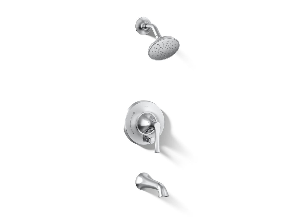 Buckley™ Rite-Temp® bath and shower trim kit with push-button diverter, 1.5 gpm