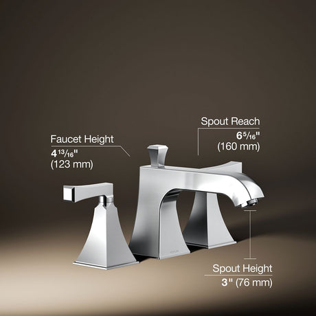 Memoirs® Stately Deck-mount bath faucet trim with diverter