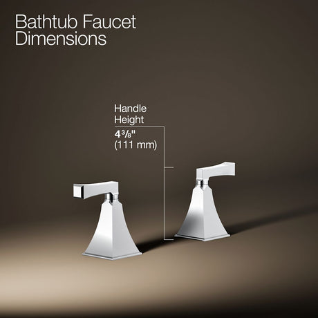 Memoirs® Stately Deck-mount bath faucet handle trim