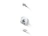 Pitch® Rite-Temp® bath and shower trim kit with push-button diverter, without showerhead