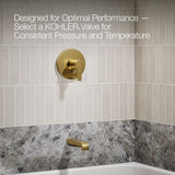 Pitch® Rite-Temp® bath and shower trim kit with push-button diverter and lever handle, 2.5 gpm