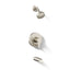 Pitch® Rite-Temp® bath and shower trim kit with push-button diverter and lever handle, 2.5 gpm