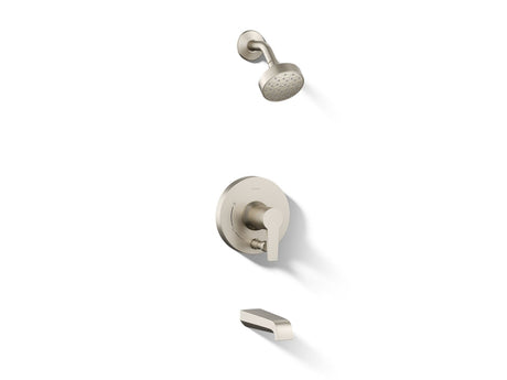 Pitch® Rite-Temp® bath and shower trim kit with push-button diverter, 1.75 gpm