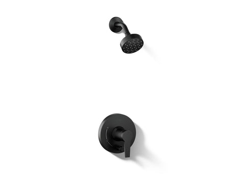 Pitch® Rite-Temp® shower trim kit with push-button diverter, 2.5 gpm