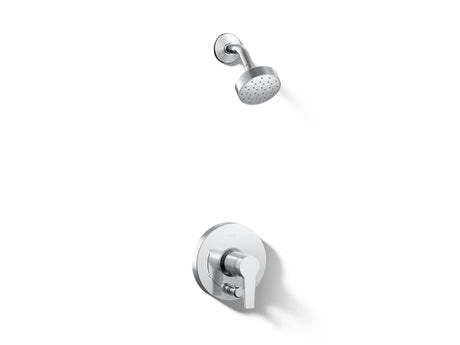 Pitch® Rite-Temp® shower trim kit with push-button diverter, 2.5 gpm