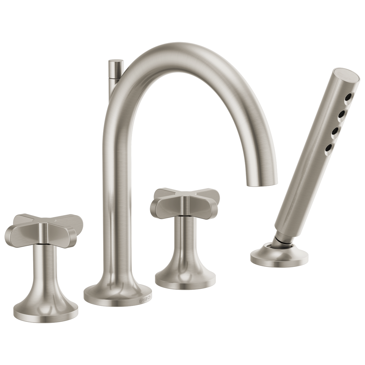 Odin Roman Tub Faucet with Handshower - Less Handles