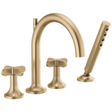 Odin Roman Tub Faucet with Handshower - Less Handles