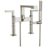 Frank Lloyd Wright Bath Collection by Brizo Two-Handle Tub Filler Trim Kit with Lever Handles Deck Mount Tub Filler Unions