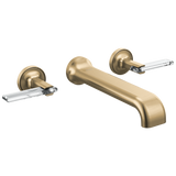 Allaria Two-Handle Wall Mount Tub Filler - Less Handles