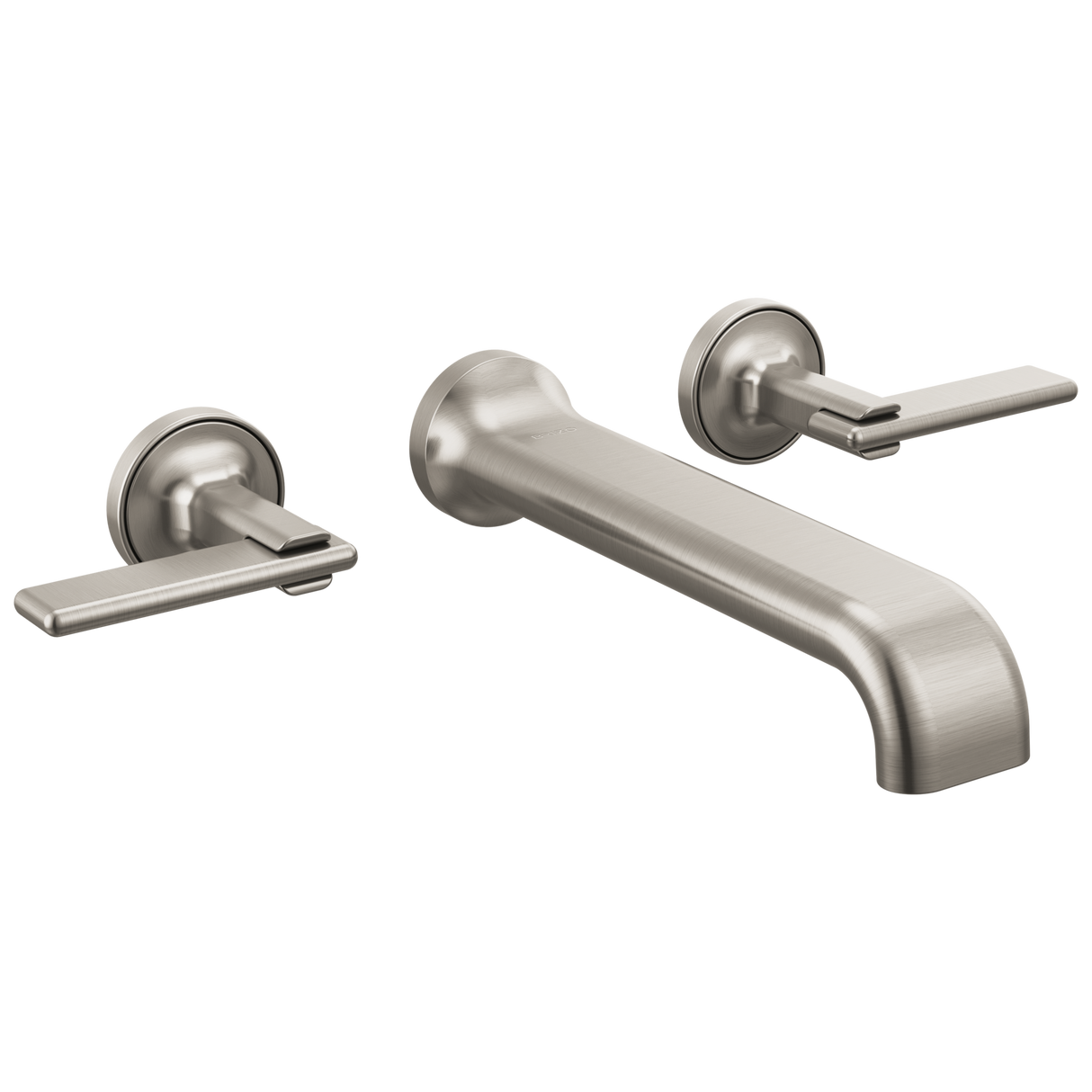 Allaria Two-Handle Wall Mount Tub Filler - Less Handles