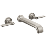 Allaria Two-Handle Wall Mount Tub Filler - Less Handles