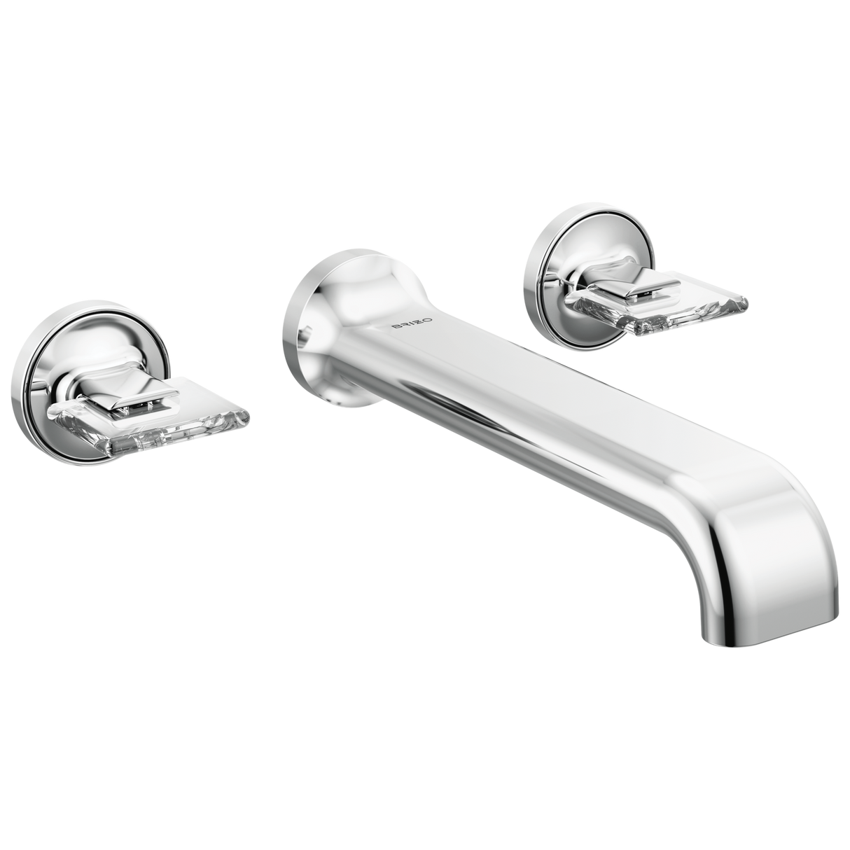Allaria Two-Handle Wall Mount Tub Filler - Less Handles