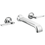 Allaria Two-Handle Wall Mount Tub Filler - Less Handles