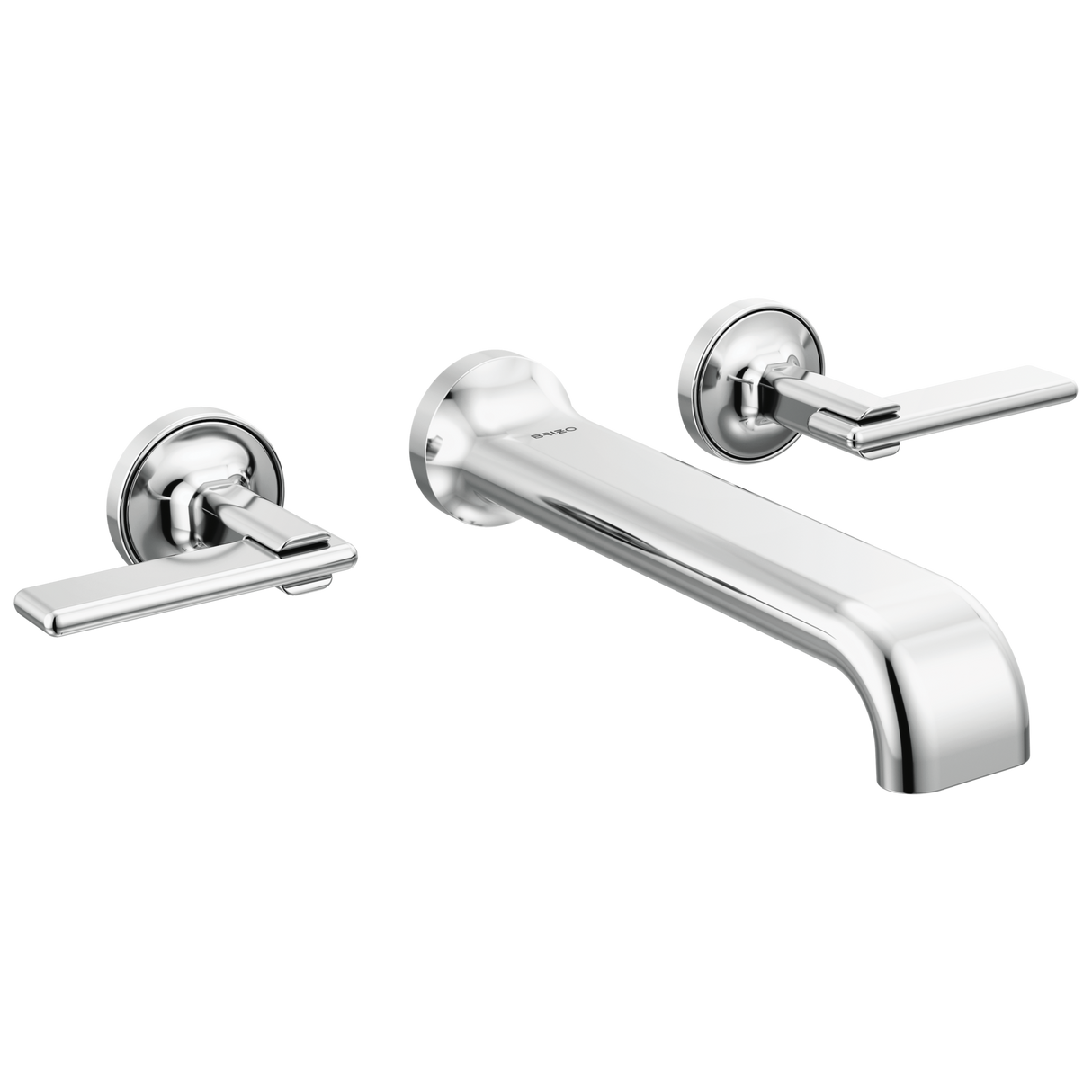 Allaria Two-Handle Wall Mount Tub Filler - Less Handles