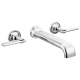 Allaria Two-Handle Wall Mount Tub Filler - Less Handles